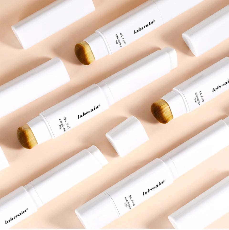 Color-Changing Foundation Stick with Built-in Blending Brush