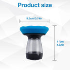 Tire Shine Applicator with Integrated Reservoir for Car Detailing