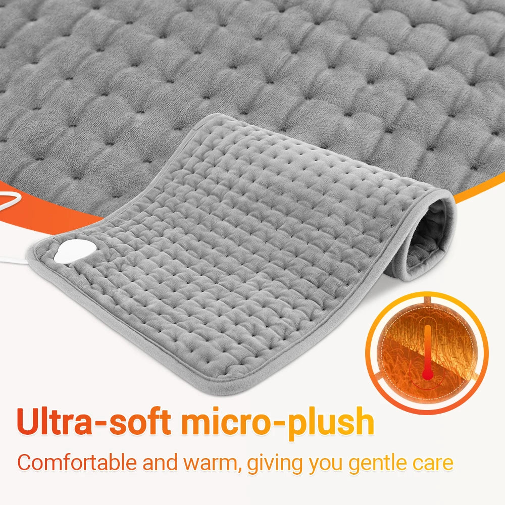 Electric Heating Pad with Waist Belt for Pain Relief and Warmth - 10