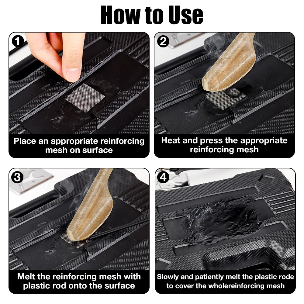 Plastic Repair Welding Iron Tool for Car Bumpers and Leather - 7