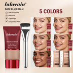 Blurring Makeup Primer and Foundation Balm with Applicator Brush