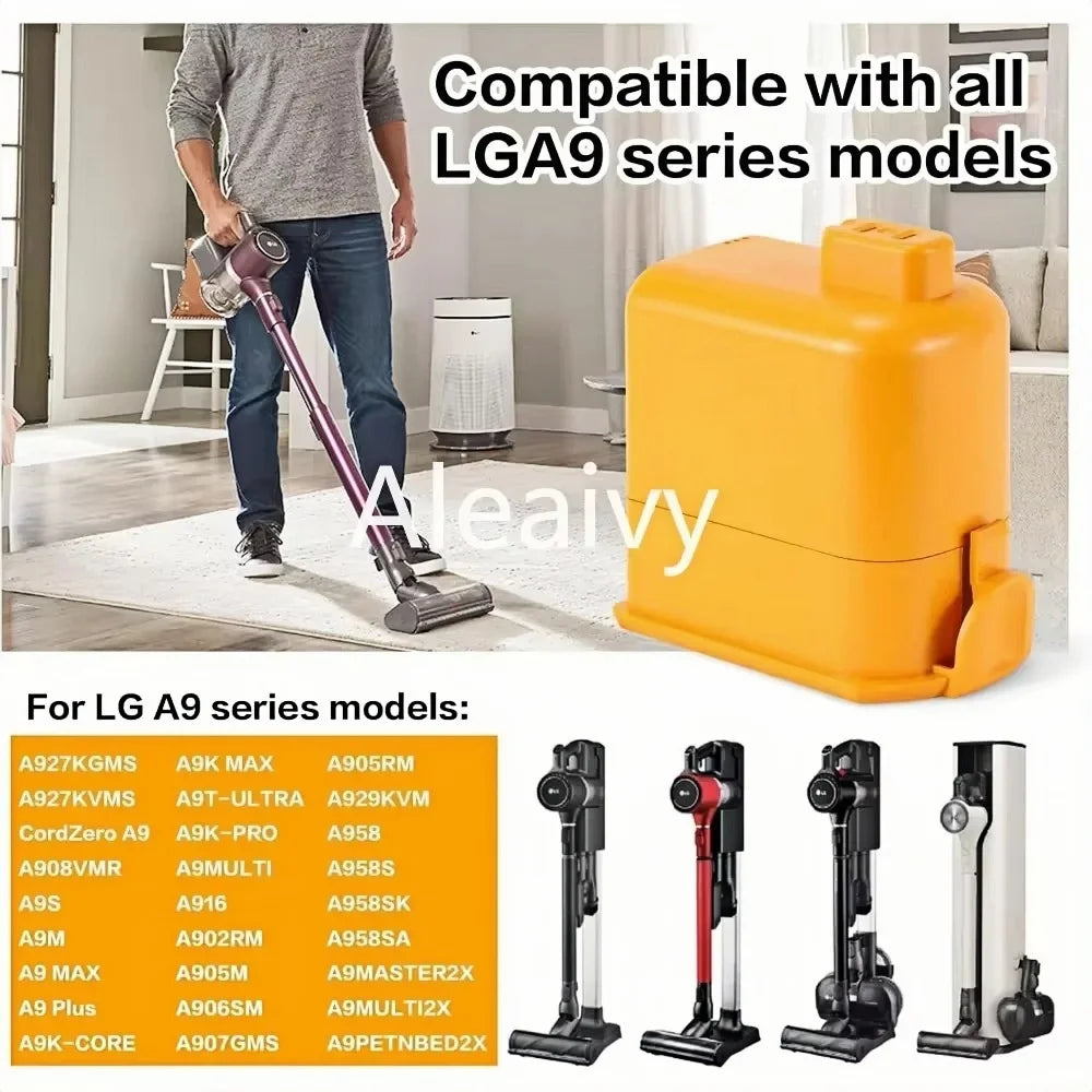 Replacement Battery for Cordless Stick Vacuum Cleaners