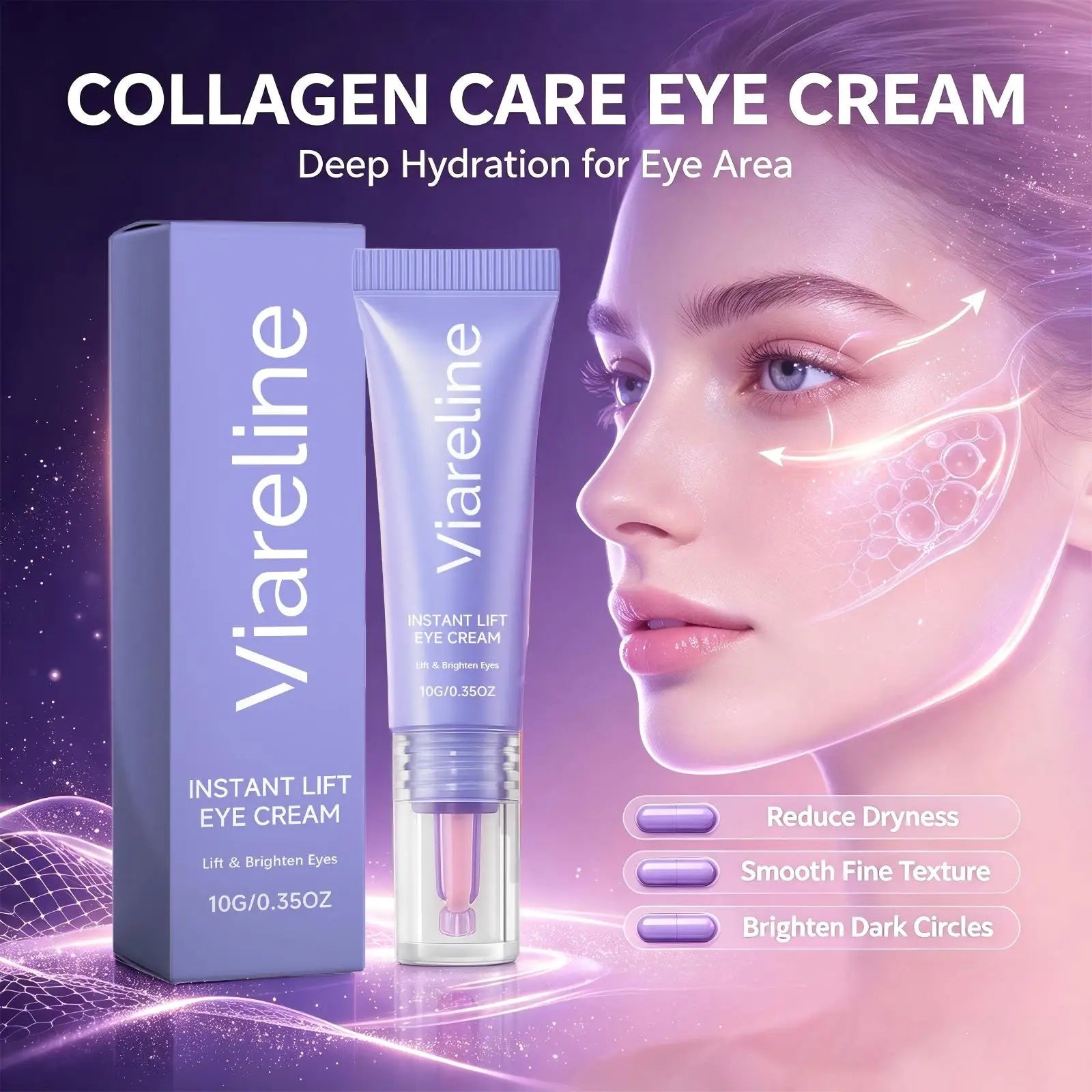 Collagen Eye Cream for Dark Circles and Fine Lines - 5