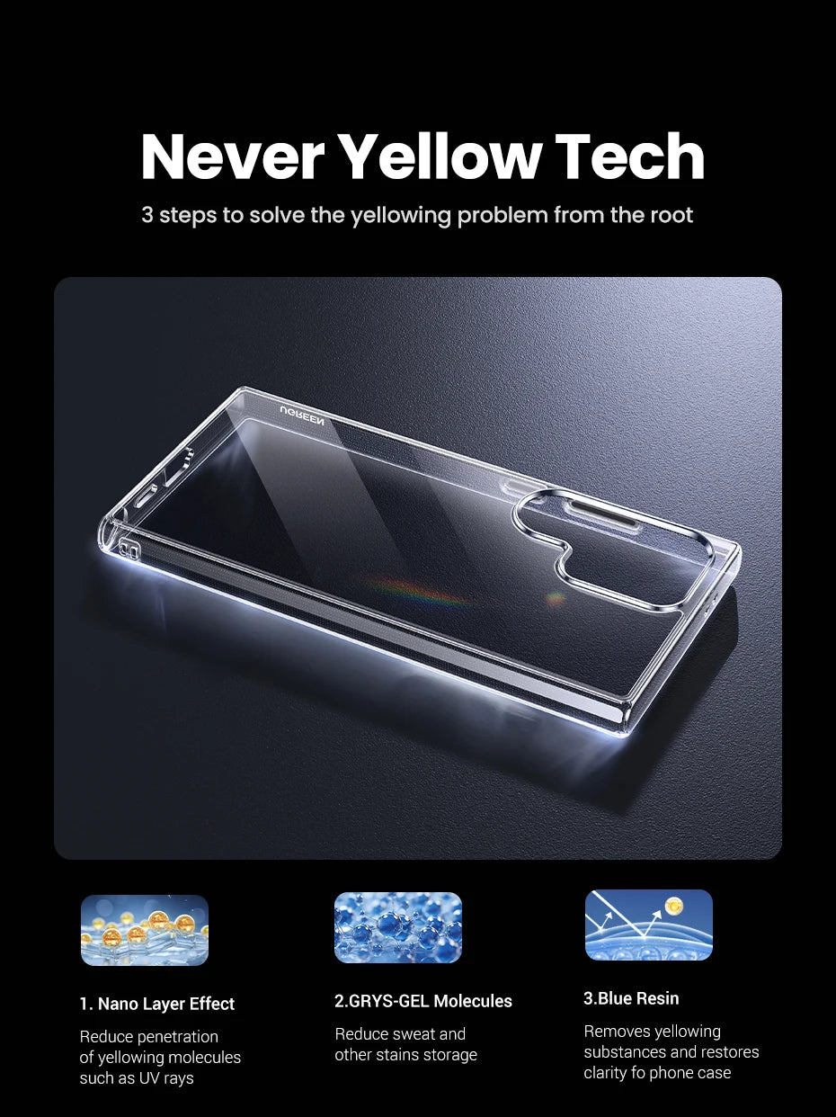 Crystal Clear Shockproof Case for Samsung S25 Ultra, S24 Ultra and S24 - 10