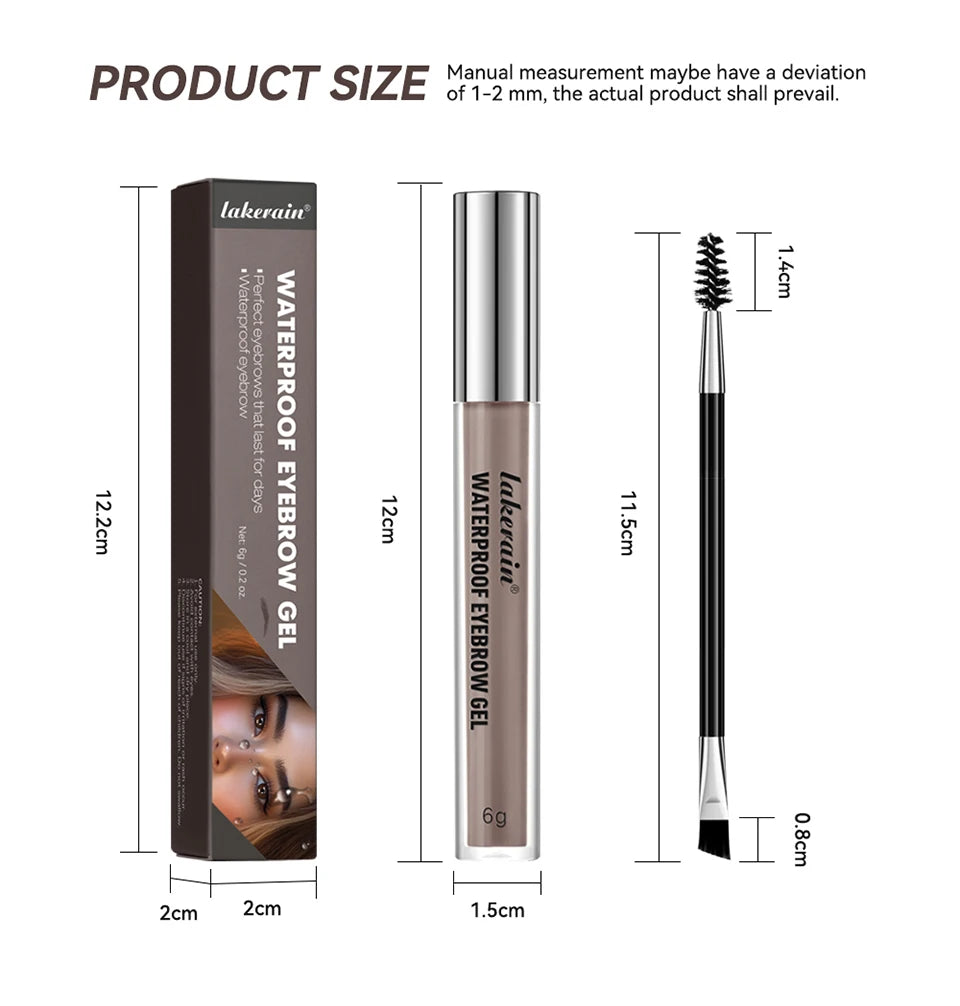 Waterproof Eyebrow Tint Gel for Long-Lasting Natural Brows - 14