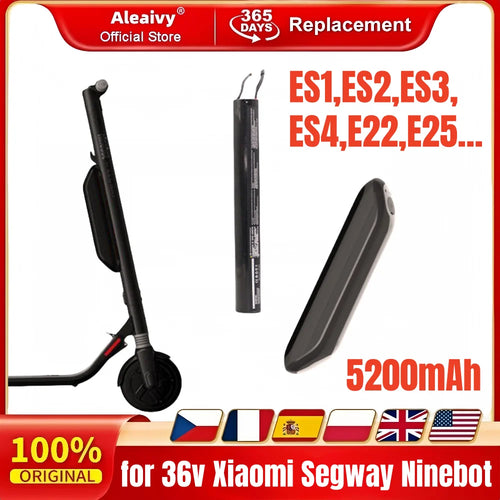 36V 5200mAh Lithium Replacement Battery for Electric Scooters