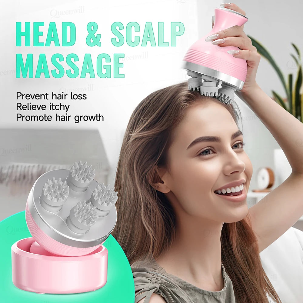 Portable Electric Water Flosser and Scalp Massager Set - 29