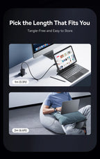 240W USB-C to USB-C Fast Charging and Data Sync Cable