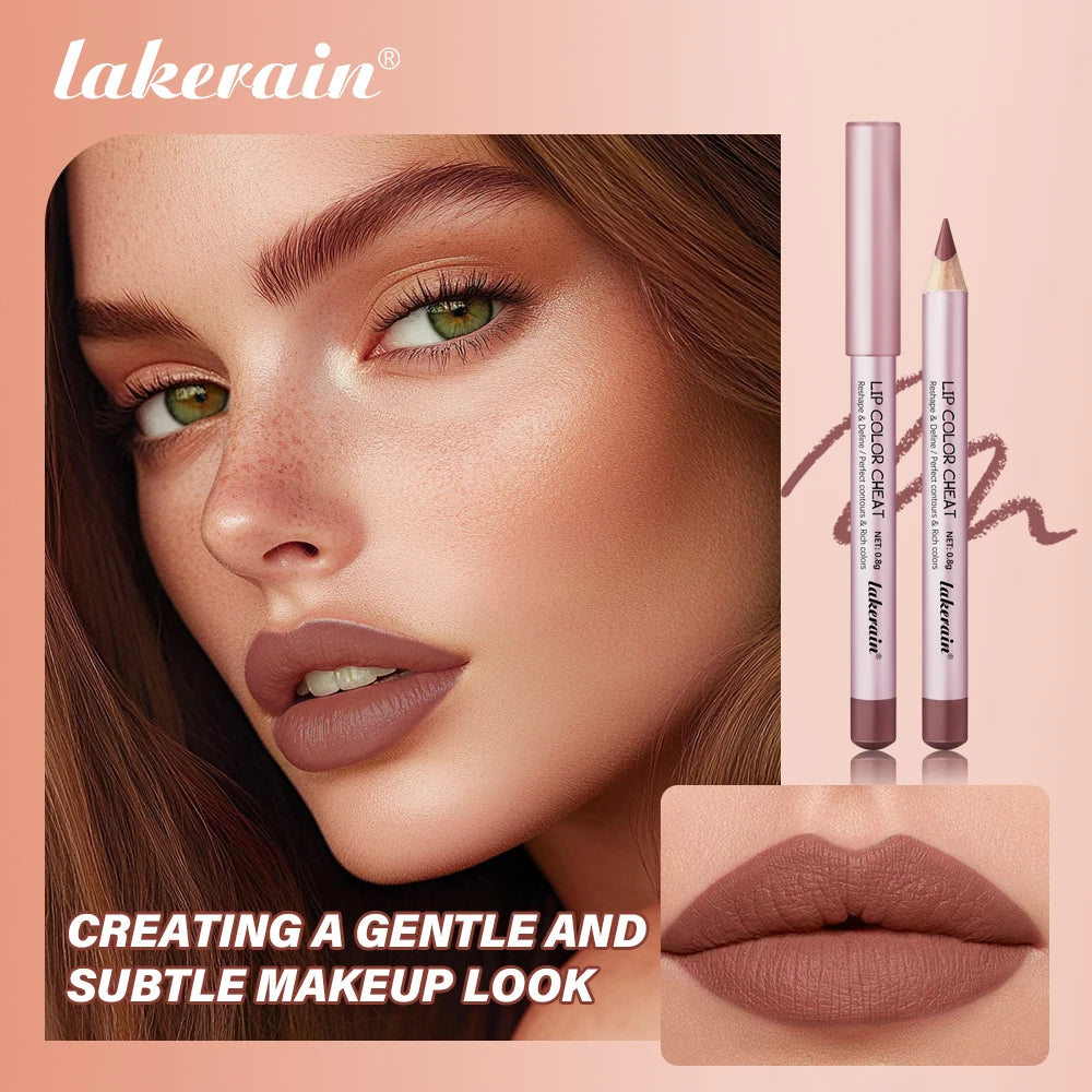 Waterproof Matte Lip Liner Pencil Set