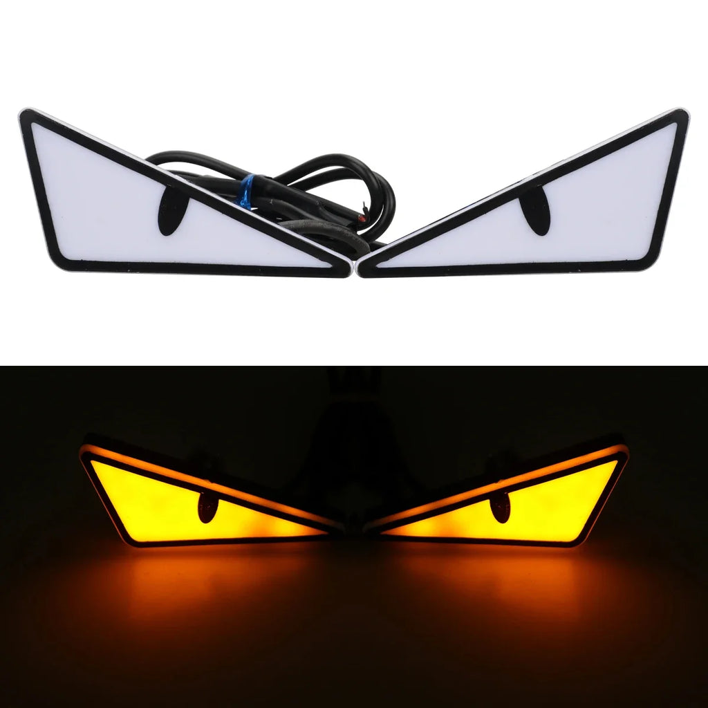 12V LED Devil Eye Accent Lights for Cars and Motorcycles