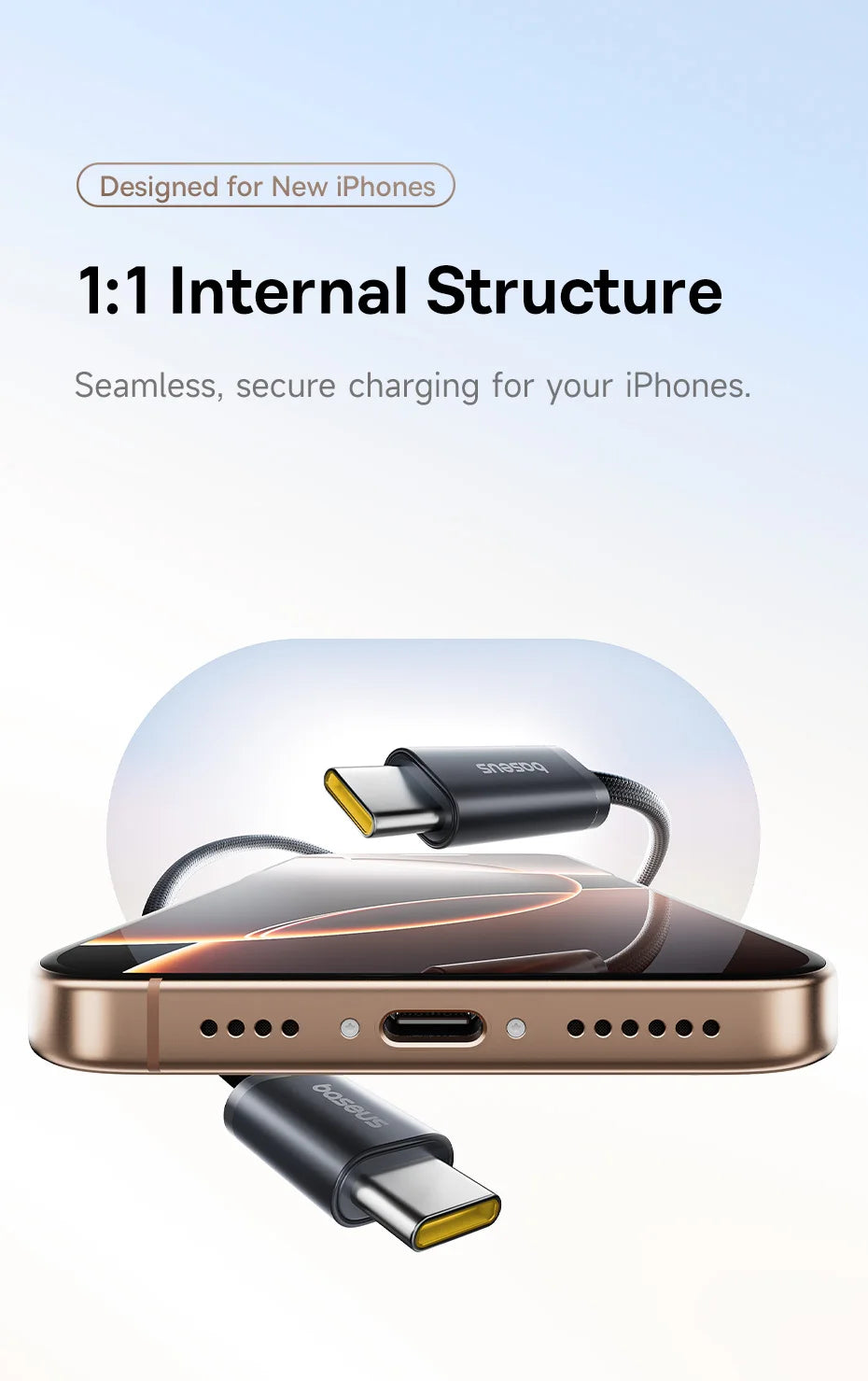 Magnetic 100W USB-C Fast Charging Data Cable - 13