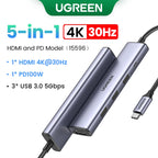 9-in-1 USB-C Hub with 4K 60Hz HDMI and 10Gbps Data Transfer