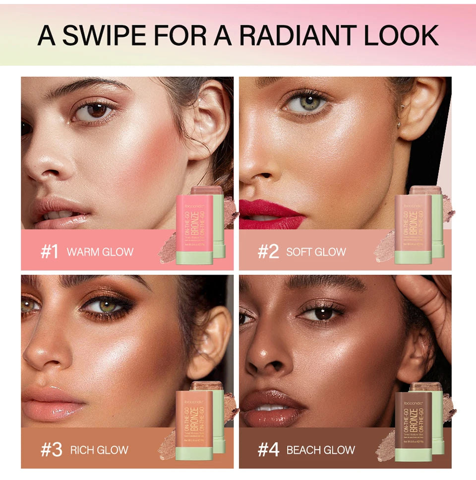 Multi-Purpose Cream Bronzer and Highlighter Stick