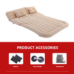 Inflatable Car Back Seat Mattress Bed with Pillows and Storage Bag