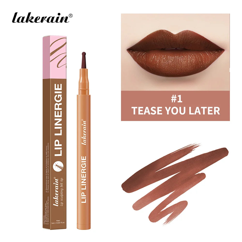 Waterproof Felt-Tip Lip Liner for Sculpting and Contouring - 50