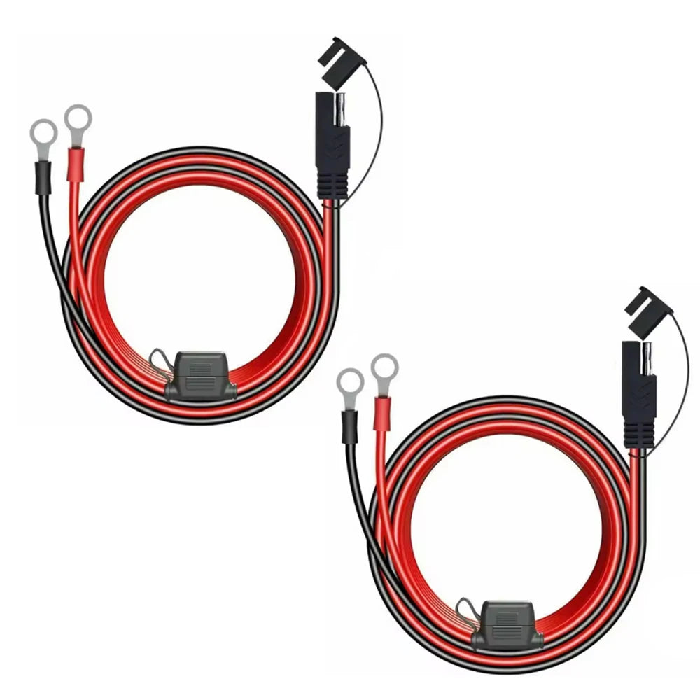 16AWG Motorcycle Battery Terminal to SAE Quick Extension Cable