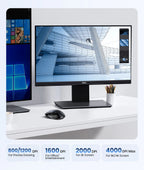 Ergonomic Dual-Mode Bluetooth 5.0 & 2.4G Silent Wireless Mouse
