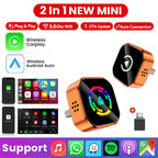 2 In 1 Wireless CarPlay and Android Auto Adapter Bluetooth 5.0 Dongle