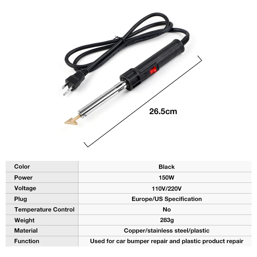 Plastic Welding Repair Kit for Car Bumpers and Household Items