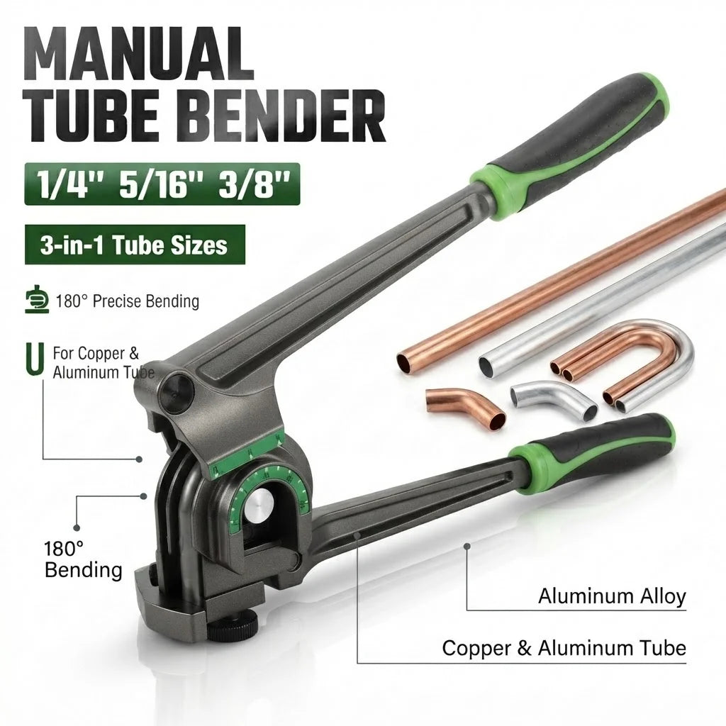 3-in-1 Manual Copper and Aluminum Pipe Tube Bender - 7