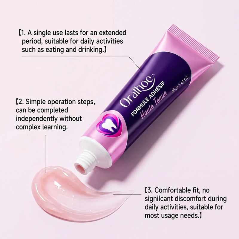 Denture Adhesive Cushion for Daily Comfort and Stability