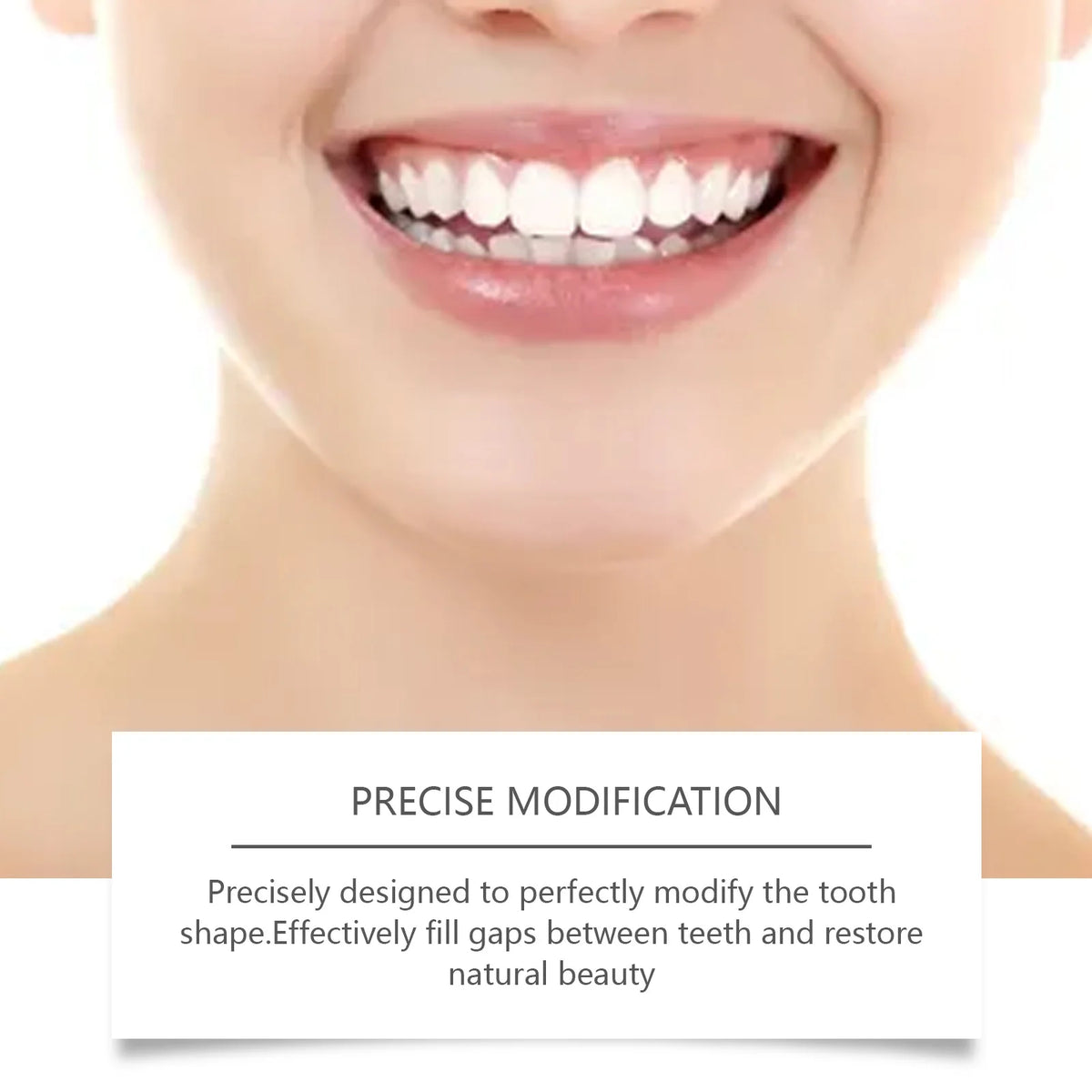 Adjustable Snap-On Smile Veneers for Teeth Gaps and Stains