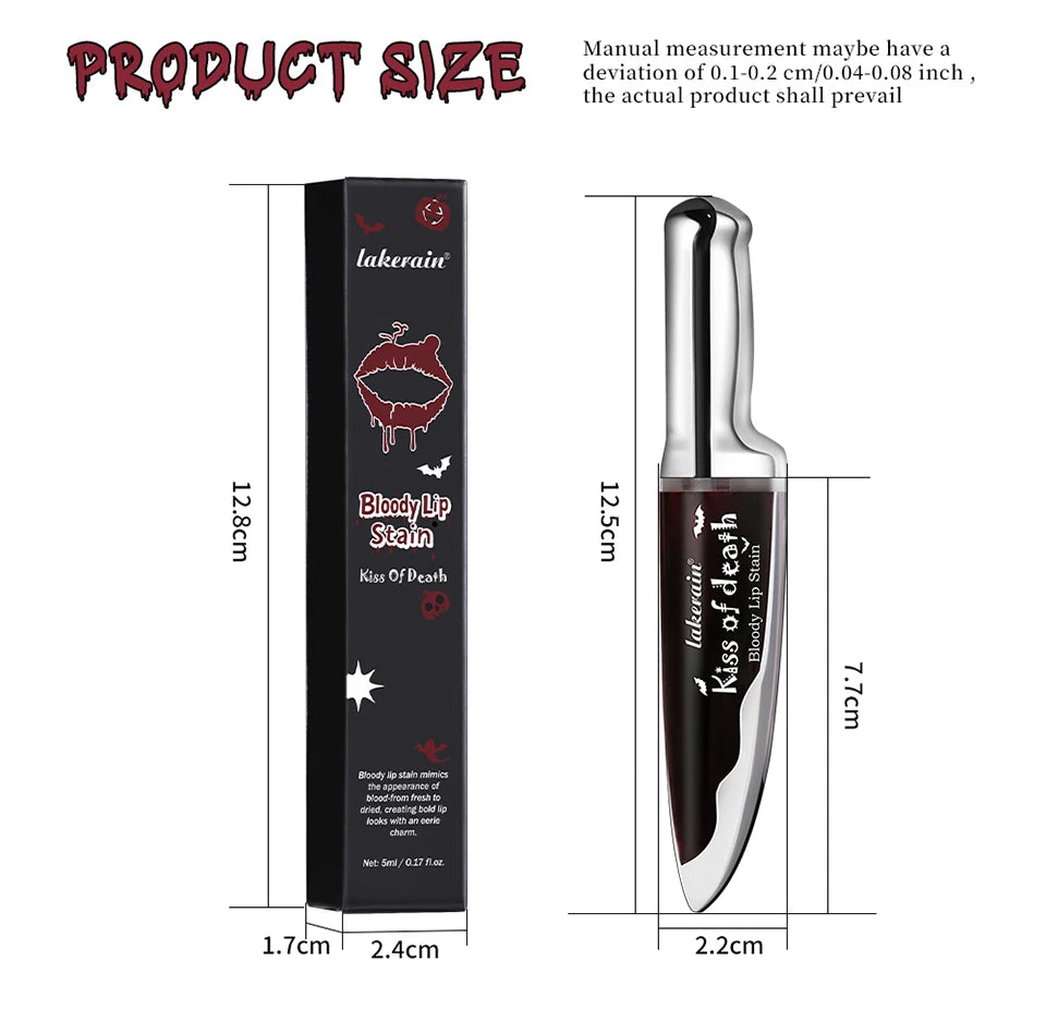 Waterproof Bloody Matte Lip Stain for Halloween - 15