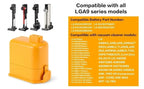 Replacement Battery for Cordless Stick Vacuum Cleaners