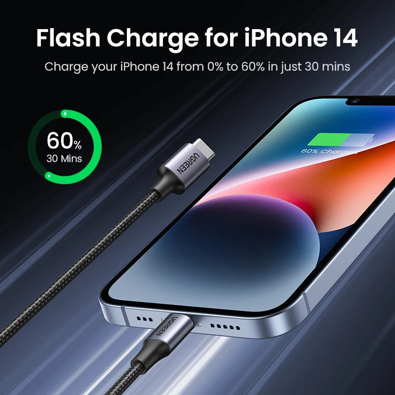USB-C to Lightning MFi Certified Fast Charging Cable 20W