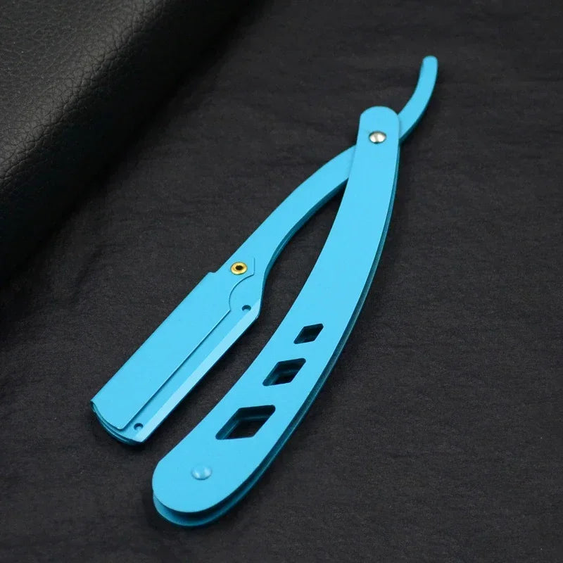 Professional Straight Edge Folding Barber Razor for Hair Shaving - 27
