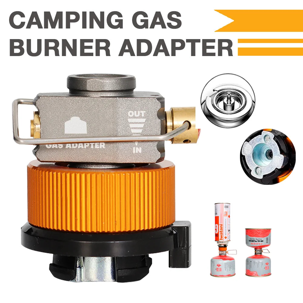 Portable Outdoor Camping Gas Canister Refill Adapter