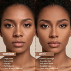 Matte Bronzer Compact Powder for Natural Sun-Kissed Glow