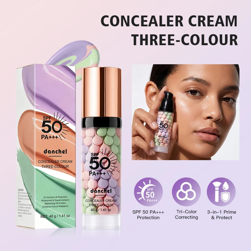 3-in-1 Color Correcting Makeup Primer with SPF 50
