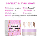 Matte Finishing Loose Baking Setting Powder for Long-Lasting Wear