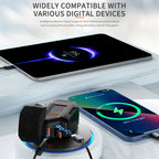 Motorcycle 100W Bidirectional USB Charger with Voltmeter and Switch
