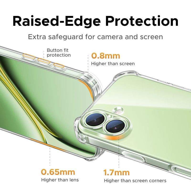 Shockproof Transparent Protective Case for iPhone Series - 4