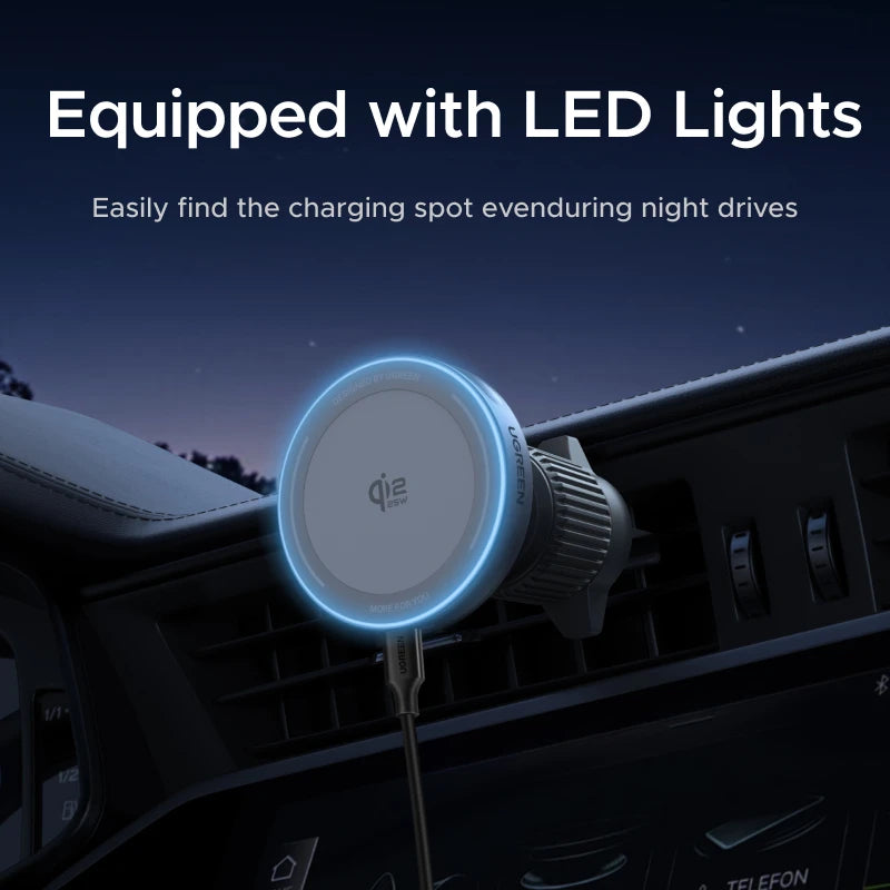 Magnetic Wireless Car Charger for iPhone