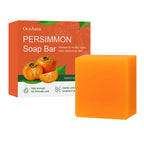 Exfoliating Persimmon Soap Bar for Body Odor and Skin Smoothing