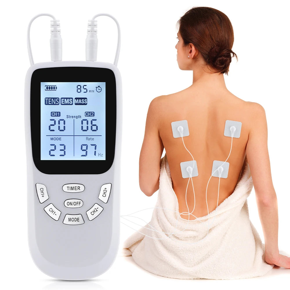Digital TENS & EMS Muscle Stimulator for Pain Relief