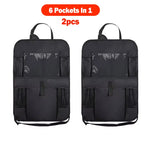 Car Seat Back Organizer with Tablet Holder and Storage Pockets