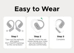 Open-Ear Wireless Bluetooth Sport Earbuds with Charging Case