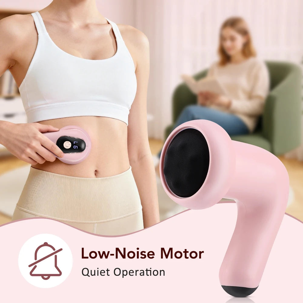 Handheld Electric Body Massager with 5 Massage Heads - 8