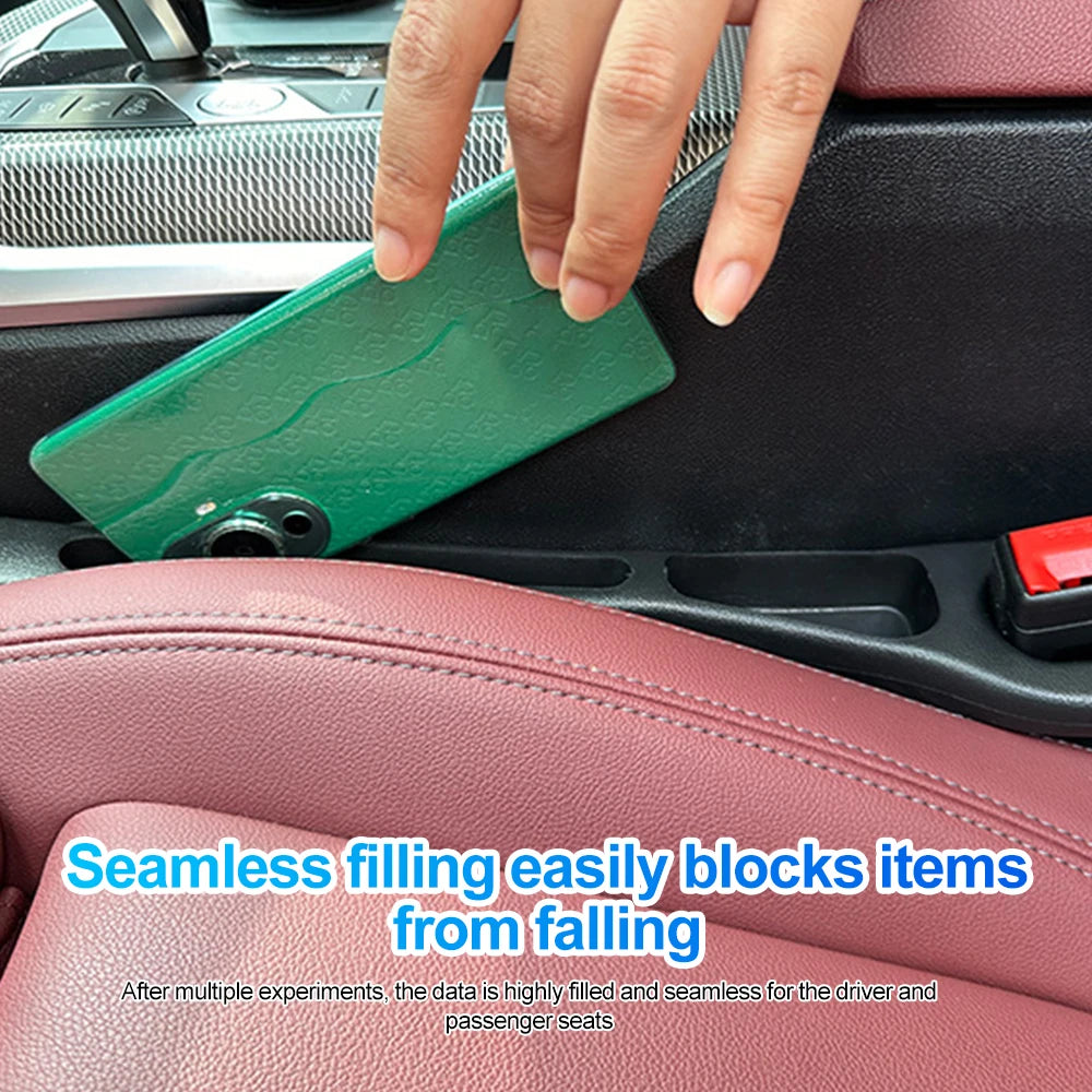 Universal Car Seat Gap Filler Leak Proof Storage Strip