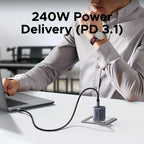 USB4 240W Fast Charging and 40Gbps Data Sync Cable