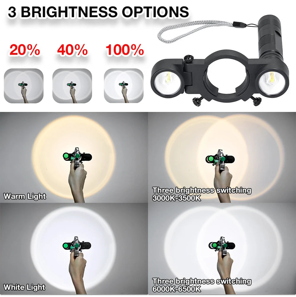 Rechargeable LED Spray Gun Light for Automotive Painting - 10