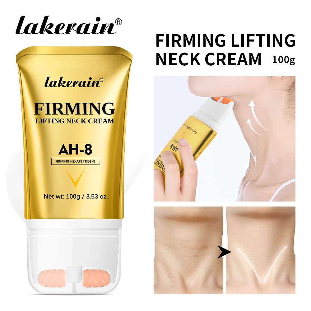 Firming Lifting Neck Cream with Integrated Roller