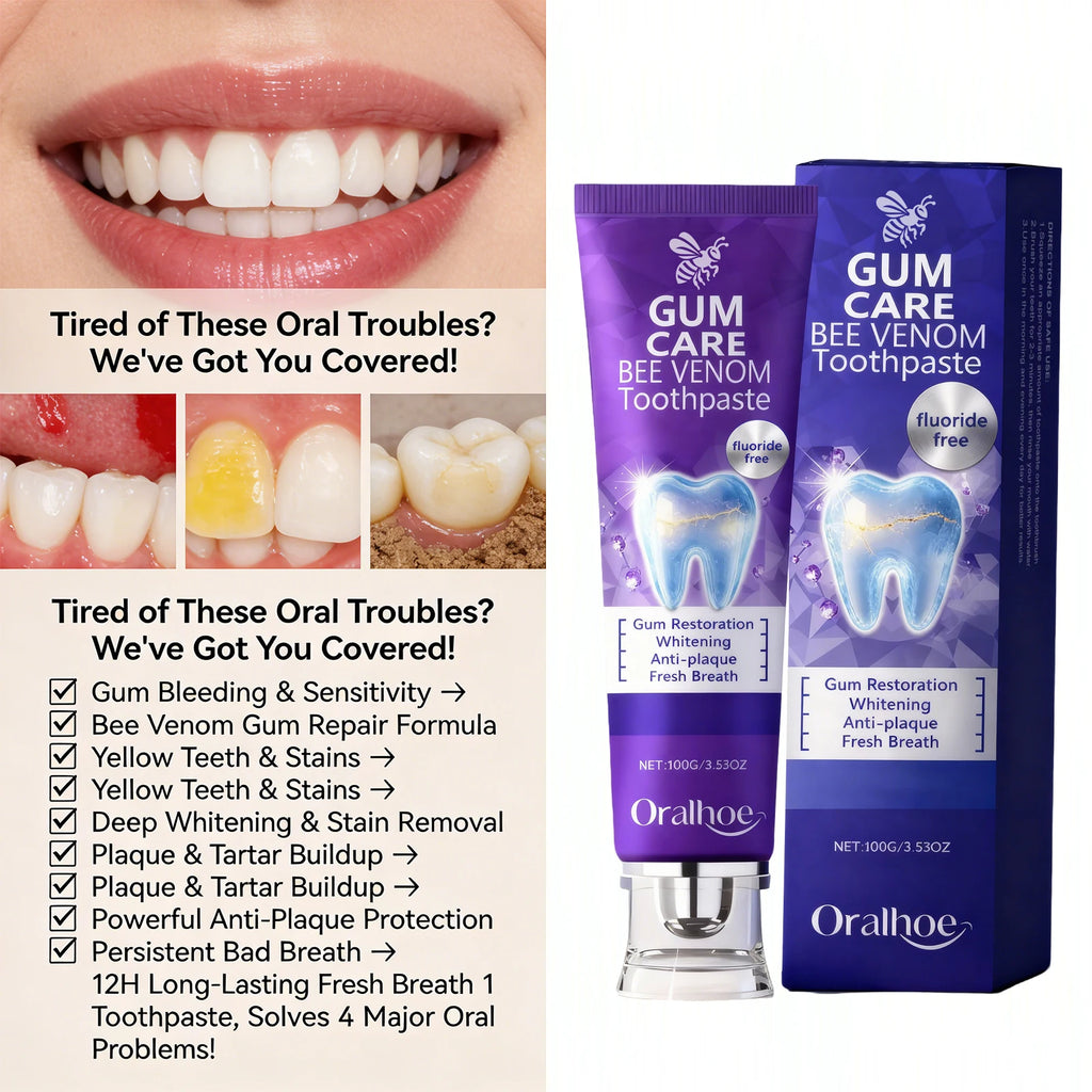 Bee Venom Gum Care and Teeth Whitening Toothpaste
