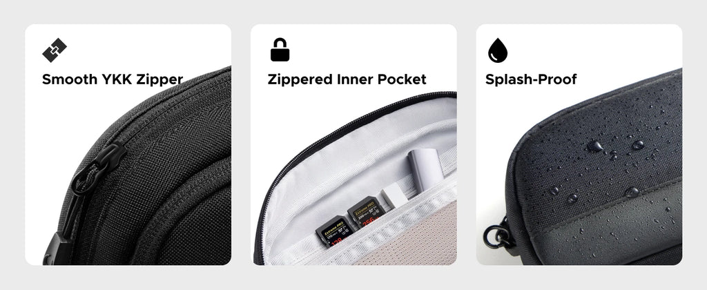 Portable Electronics Travel Organizer Case