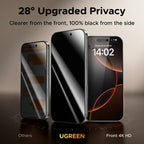 Anti-Spy Tempered Glass Privacy Screen Protector for iPhone