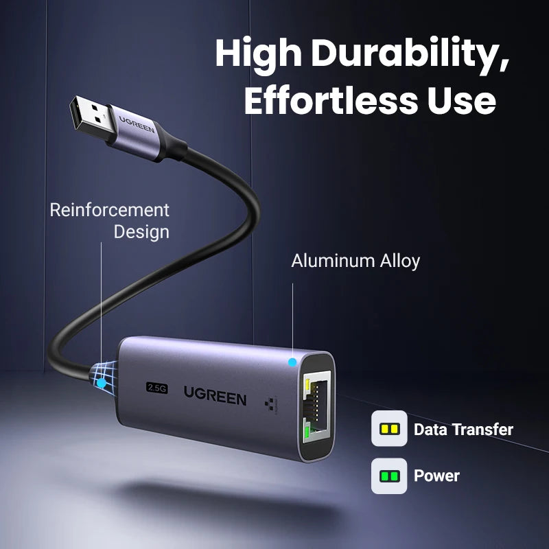 2.5Gbps USB to Ethernet Network Adapter